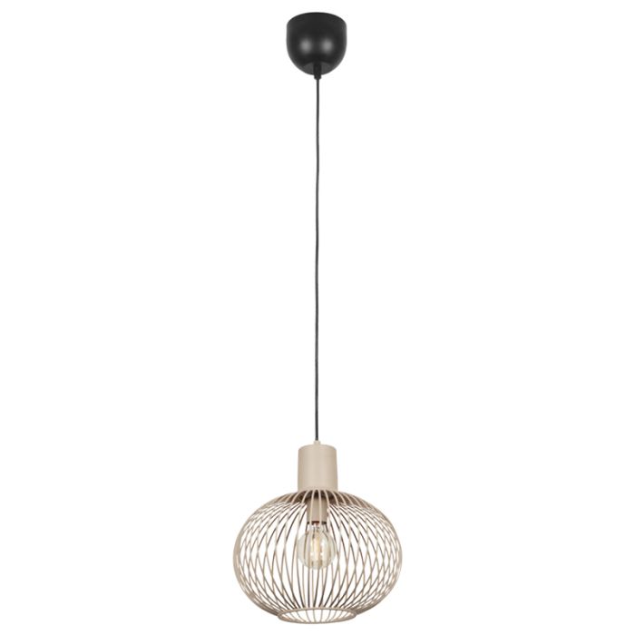 Beige hanglamp industrieel, Gjalt