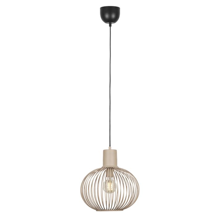 Beige hanglamp industrieel, Gjalt