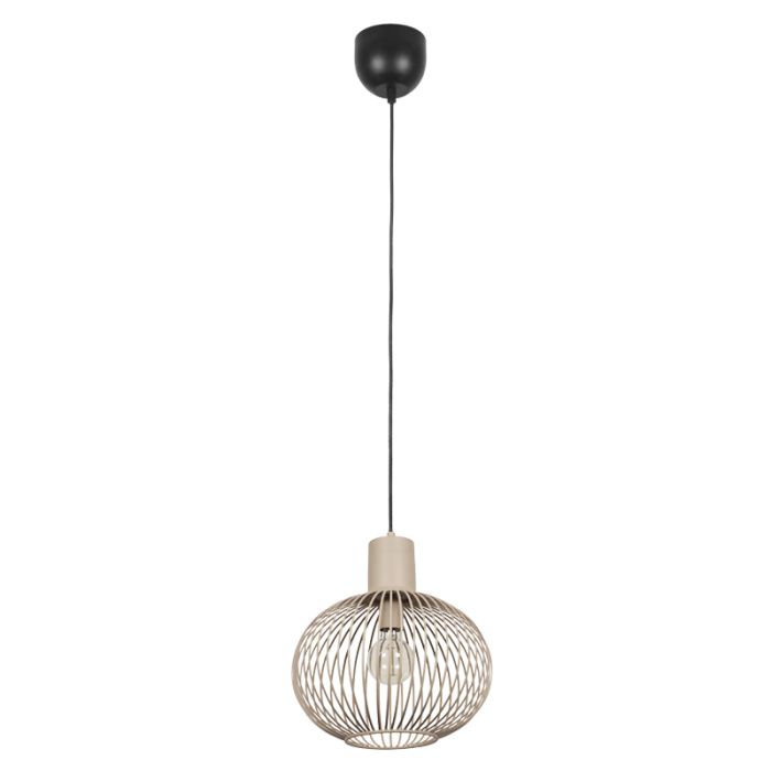 Beige hanglamp industrieel, Gjalt