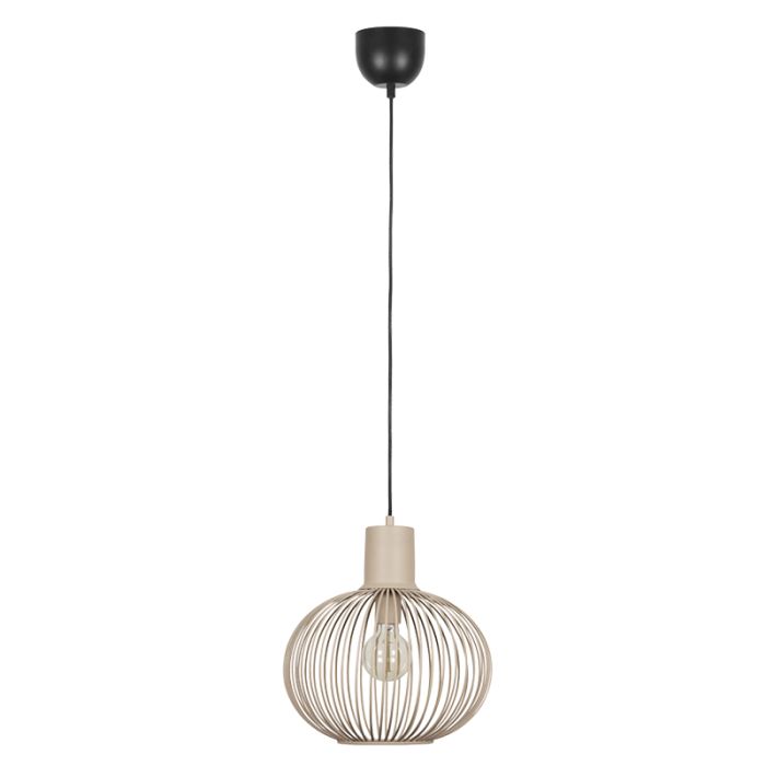 Beige hanglamp industrieel, Gjalt