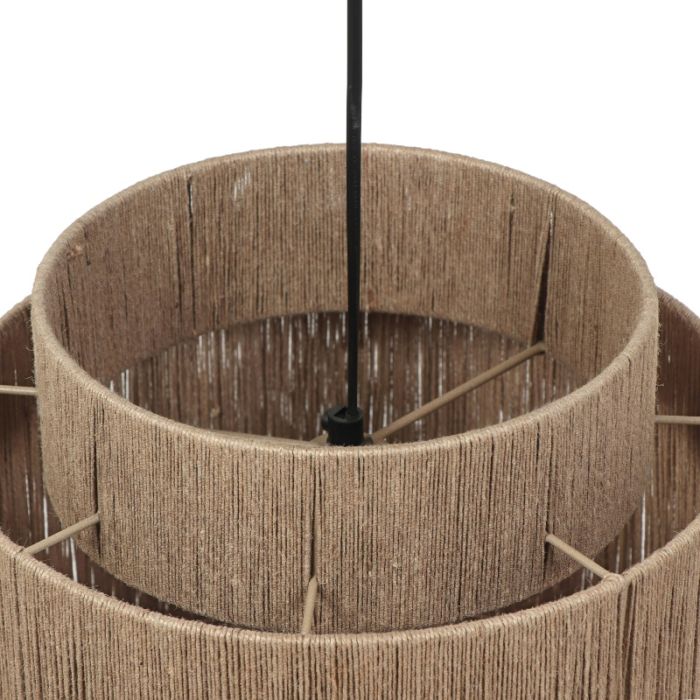 Beige hanglamp landelijk, Rinus