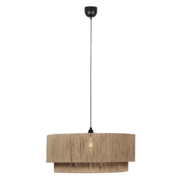 Beige eettafel hanglamp landelijk, Rinus