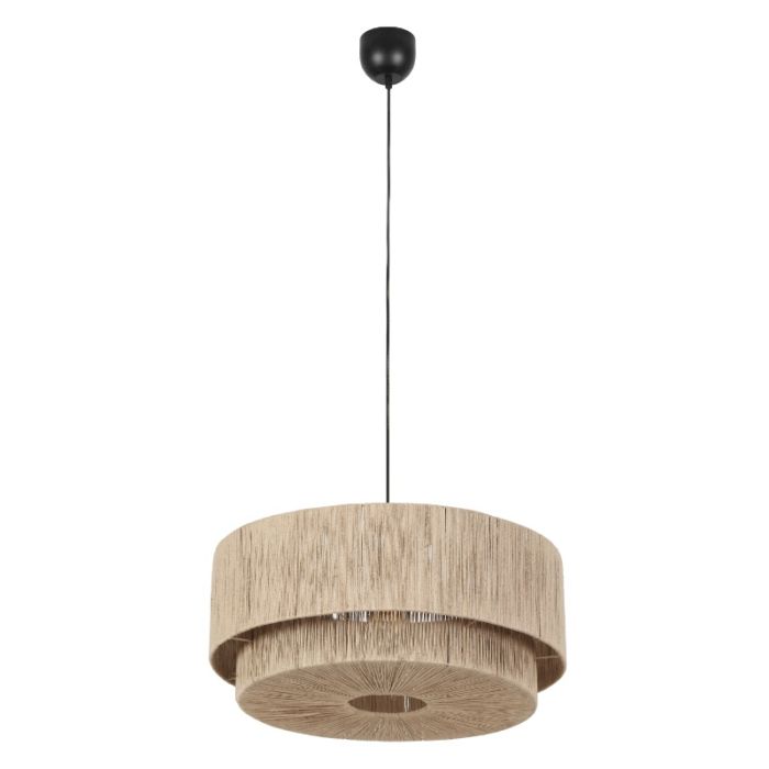 Beige eettafel hanglamp landelijk, Rinus