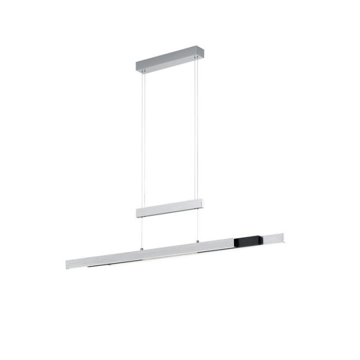 Chromen eettafel hanglamp modern, Jessey, 45W, warm tot koud wit verstelbare LED