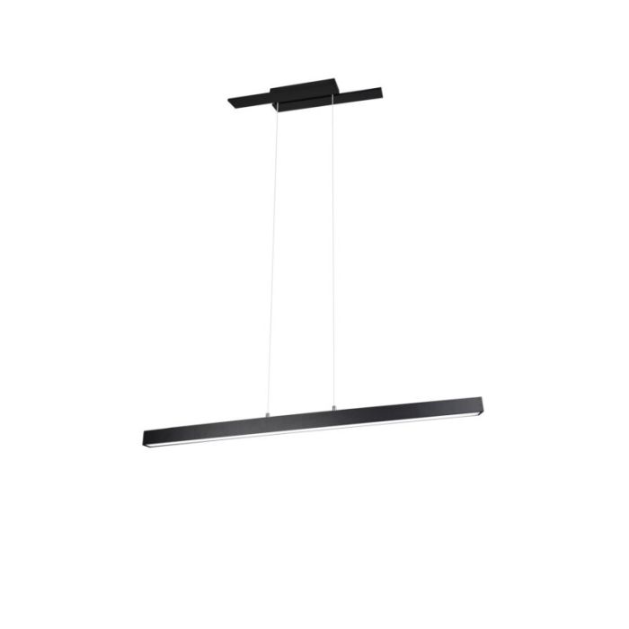 Moderne hanglamp Thyra, zwart, 44w geintegreerd LED