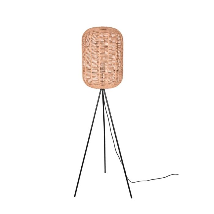 Moderne driepoot vloerlamp Elham, zwart