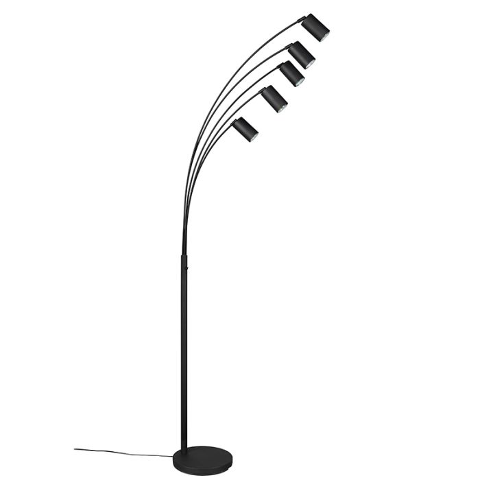 Zwarte vloerlamp modern, Kaso