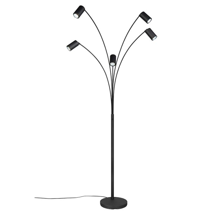 Zwarte vloerlamp modern, Kaso