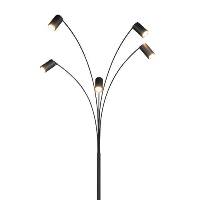 Zwarte vloerlamp modern, Kaso