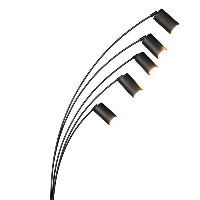 Zwarte vloerlamp modern, Kaso