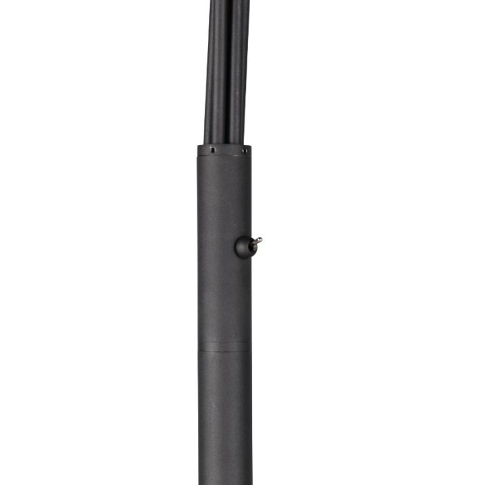 Zwarte vloerlamp modern, Kaso