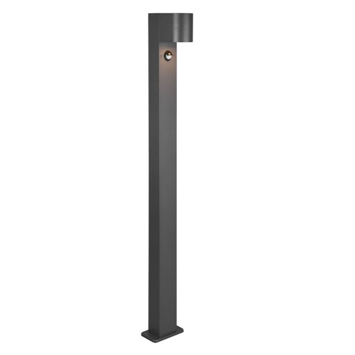 Antraciete staande buitenlamp met bewegingssensor Laurien, aluminium, modern, IP44