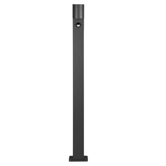 Antraciete staande buitenlamp met bewegingssensor Laurien, aluminium, modern, IP44