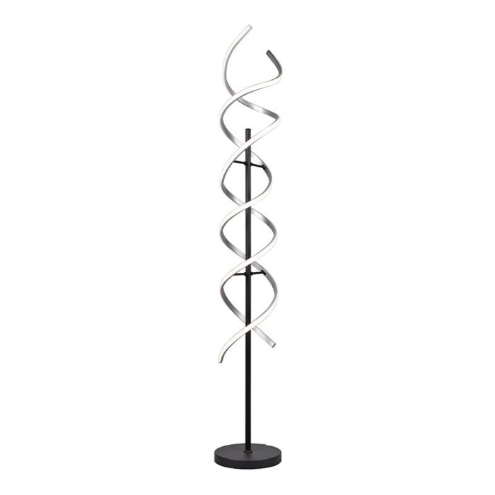 Chromen vloerlamp design, Sylvian, 32W, warm tot koud wit verstelbare LED, met touchdimmer