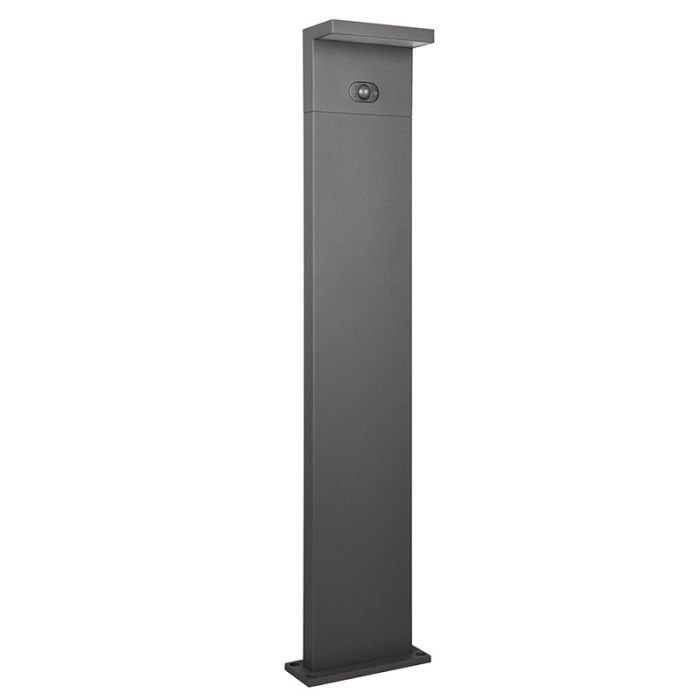 Antraciete staande buitenlamp op zonne-energie modern, Nesrin, 5W, white switch LED, IP65