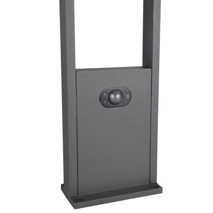 Antraciete staande buitenlamp op zonne-energie modern, Maku, 5W, white switch LED, IP65