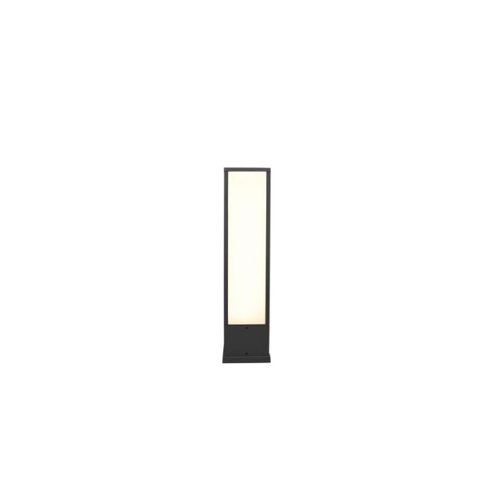 Moderne staande buitenlamp Tessy, antraciet, met warm wit LED licht