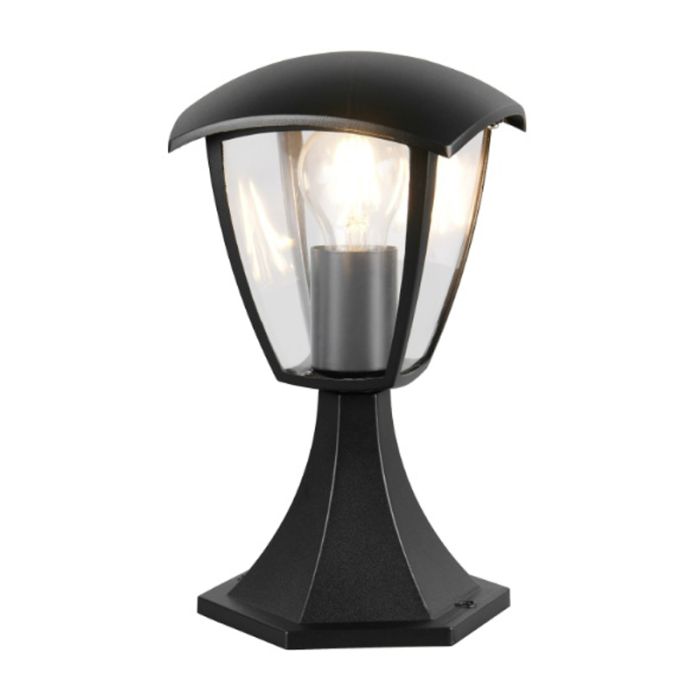 Zwarte buitenlamp modern, Samatar, IP44
