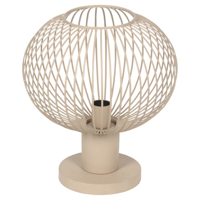 Beige tafellamp industrieel, Gjalt