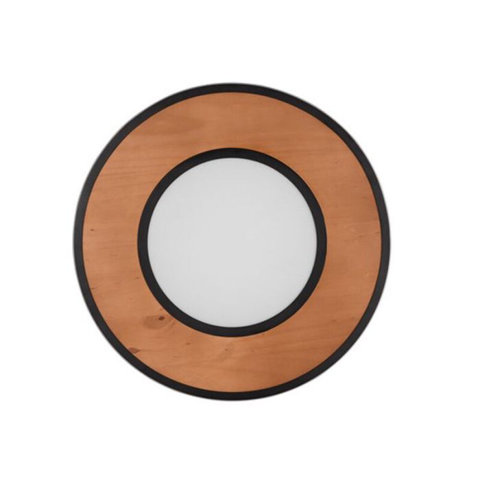 Moderne plafonnière hout, Cengiz, 37W, 3000K LED