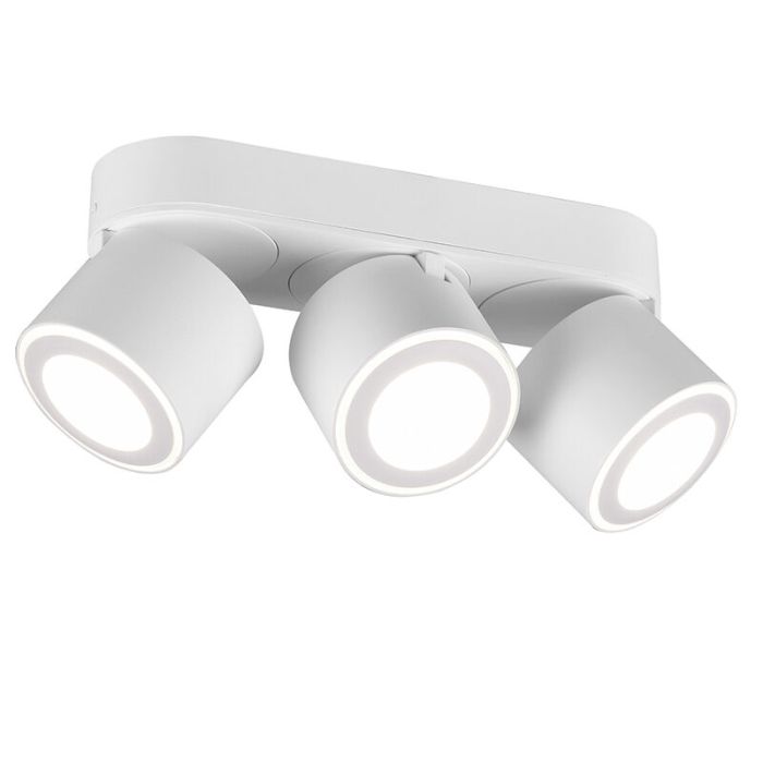 Moderne plafonniere Jorno, wit, 3,5w geintegreerd LED