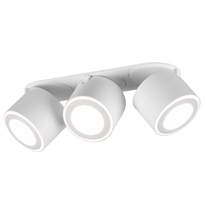 Moderne plafonniere Jorno, wit, 3,5w geintegreerd LED