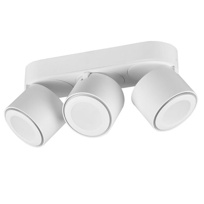 Moderne plafonniere Jorno, wit, 3,5w geintegreerd LED