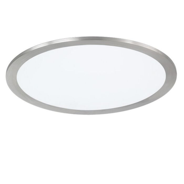 Nikkelen plafonniere Jamilia, metaal, modern, 15 watt