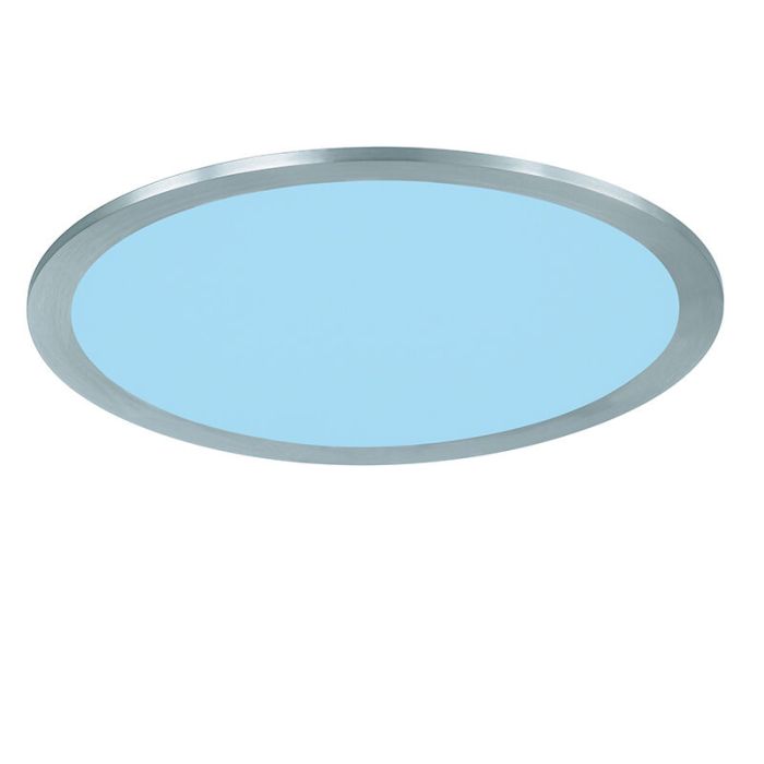 Nikkelen plafonniere Jamilia, metaal, modern, 15 watt