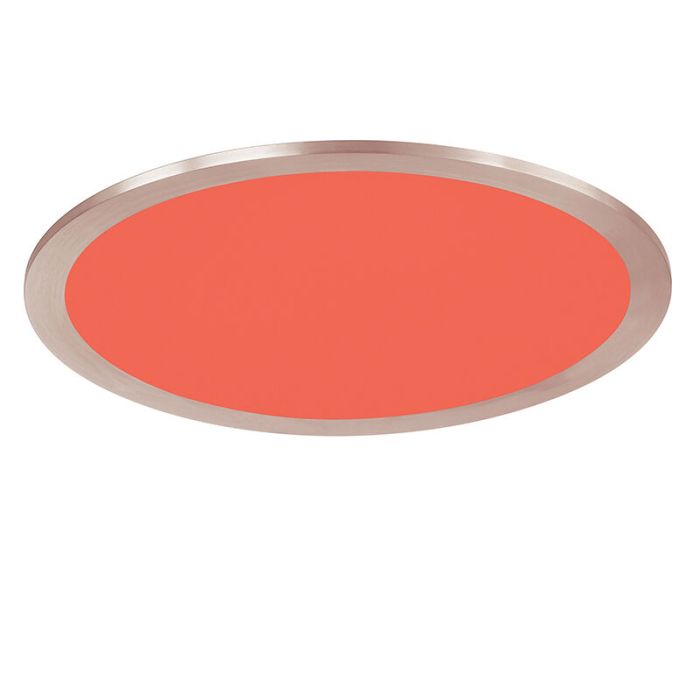 Nikkelen plafonniere Jamilia, metaal, modern, 15 watt