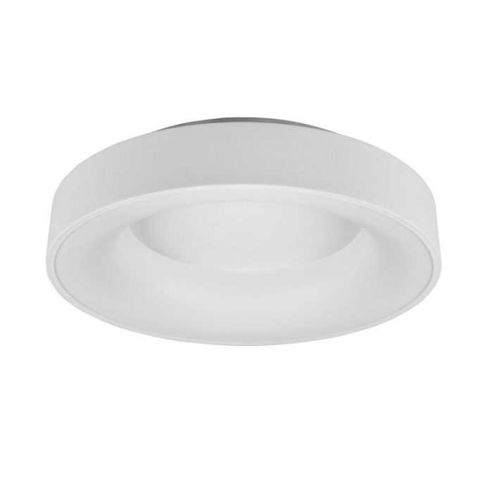 Moderne Plafonniere Jered, Wit, 45 cm, geintegreerd LED