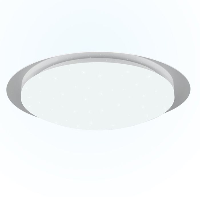 Moderne badkamer plafondlamp Marlena, wit, kunststof, geïntegreerde LED