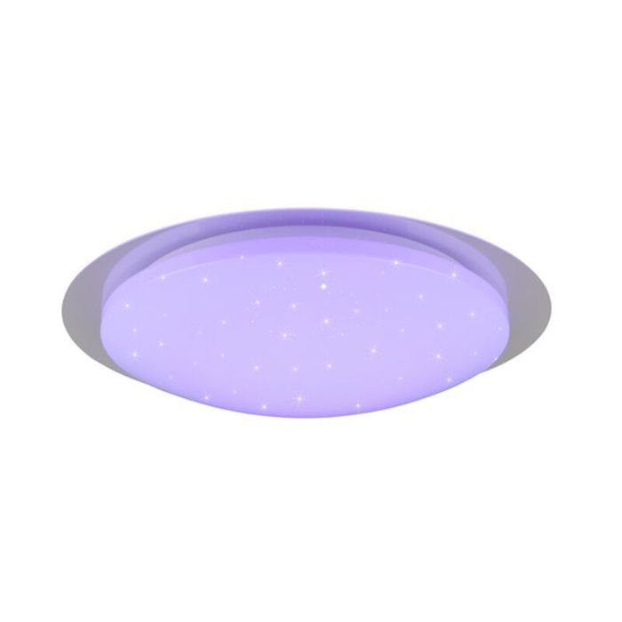 Moderne badkamer plafondlamp Marlena, wit, kunststof, geïntegreerde LED