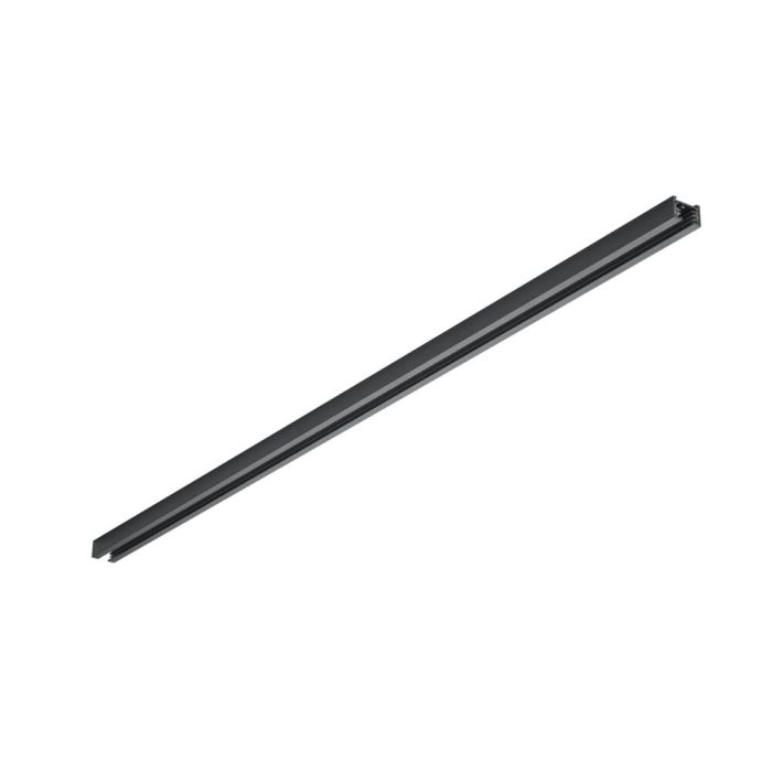 1 meter spanningsrail voor 2-fase railverlichting, zwart