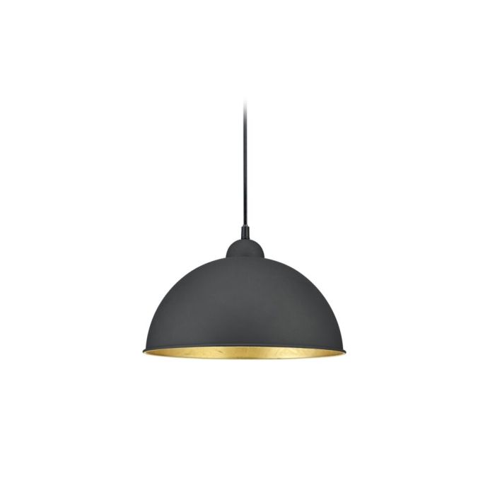 Zwarte met gouden 2 fase railverlichting hanglamp Ivar