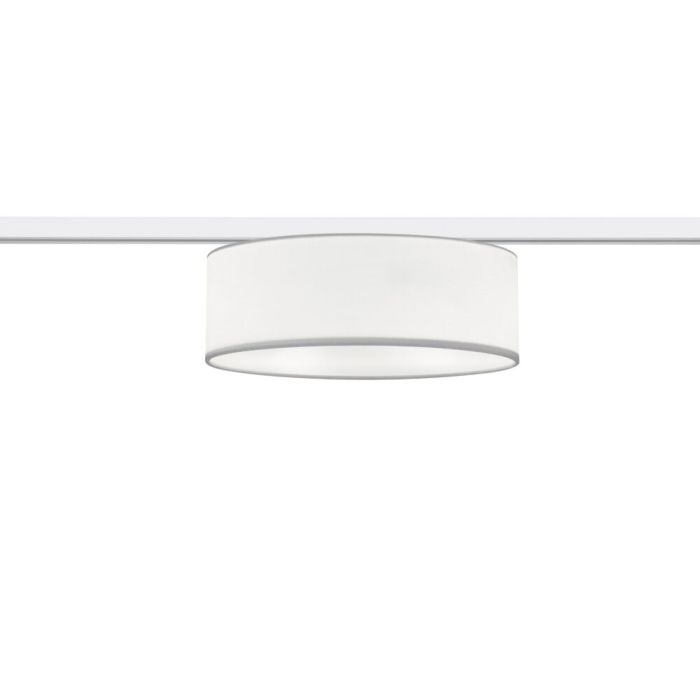 Witte plafonniere Oliver  voor 2 fase railverlichting