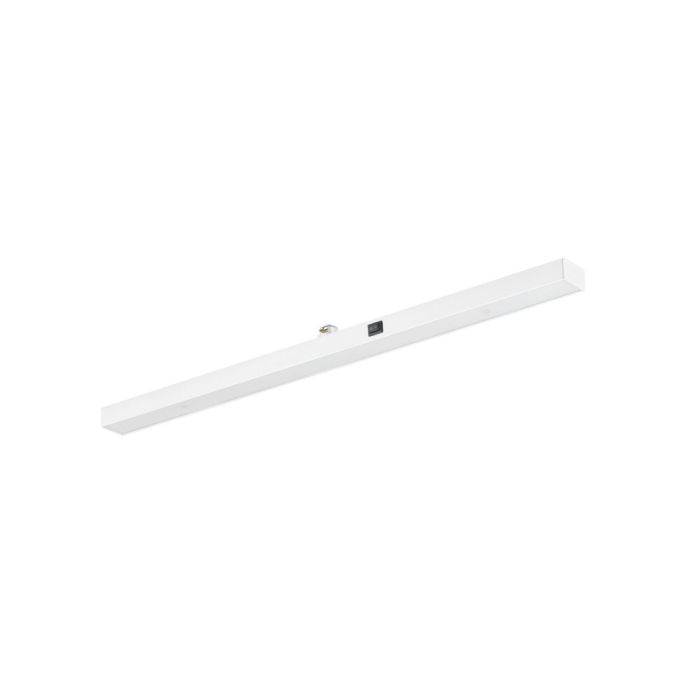 Witte klemlamp Chloe voor 2 fase railverlichting