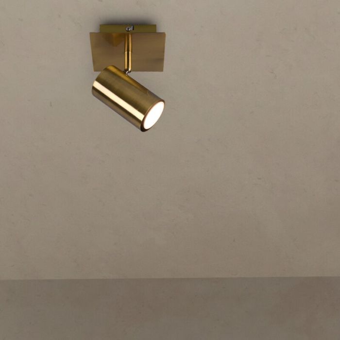 Bronzen plafondspot modern, Kaso