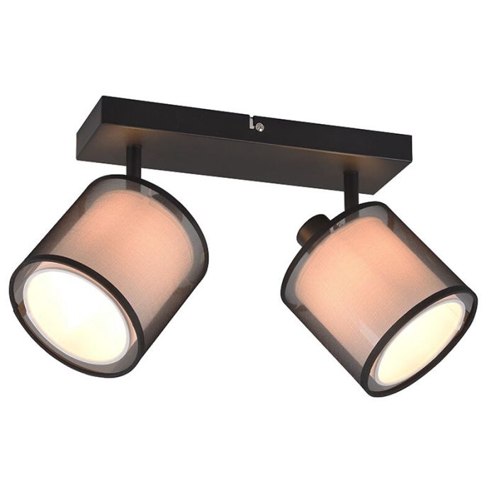 Antraciete plafondspot modern, Mirle
