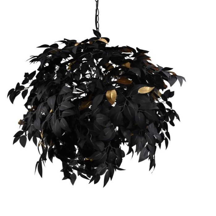 Zwarte hanglamp retro, Urwa
