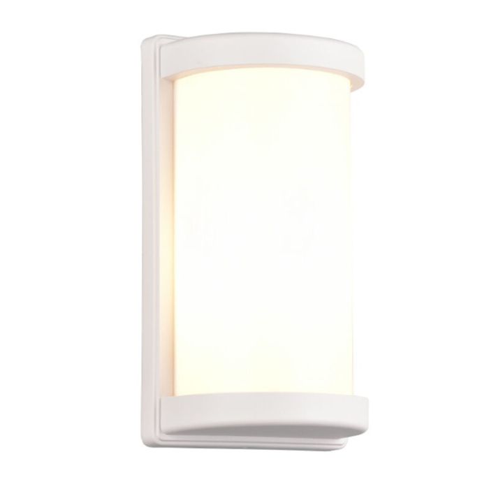 Witte buitenlamp aluminium, Mesut, IP44