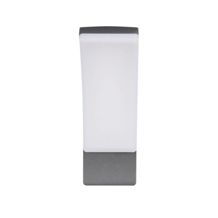 Antraciete buitenlamp modern, Popke, 12,5W, 4000K LED, IP44