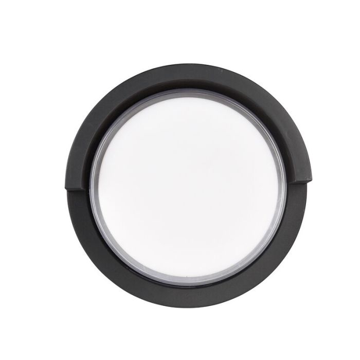 Zwarte buitenlamp Riekje, kunststof, 8w, 3000K LED