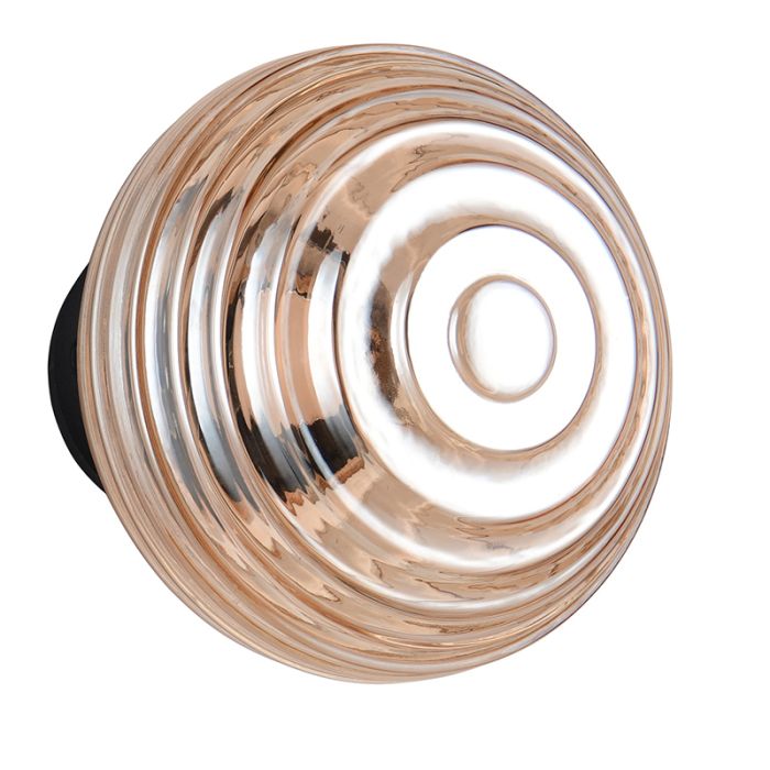 Amberkleurige oplaadbare wandlamp modern, Walid, 1,5W, 3000K LED, 3-staps dimbaar