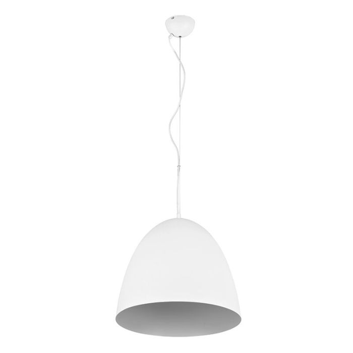 Witte koepellamp modern, Ingmar
