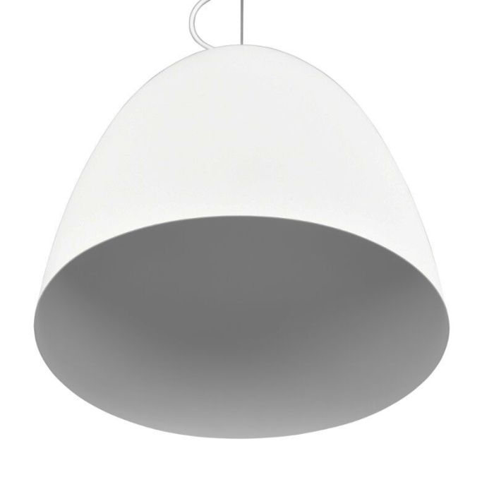 Witte koepellamp modern, Ingmar