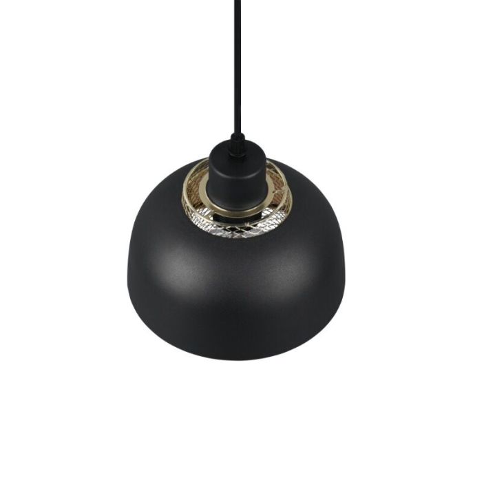 Zwarte hanglamp industrieel, Sylvano