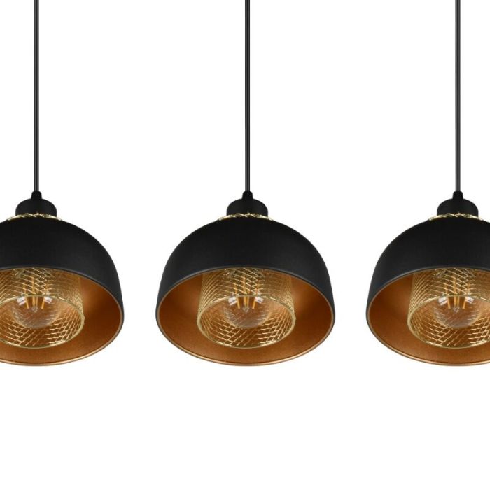 Zwarte hanglamp industrieel, Sylvano