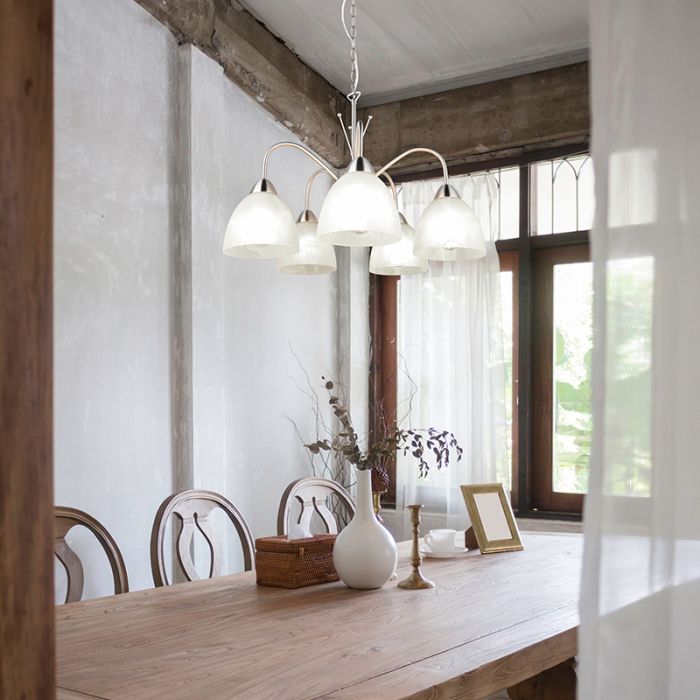 Witte hanglamp klassiek, Ozlem