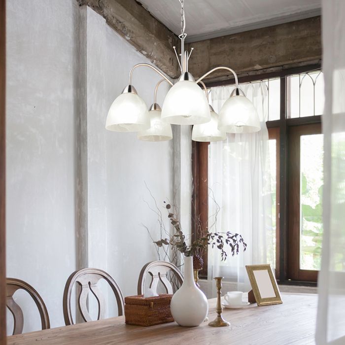 Witte hanglamp klassiek, Ozlem